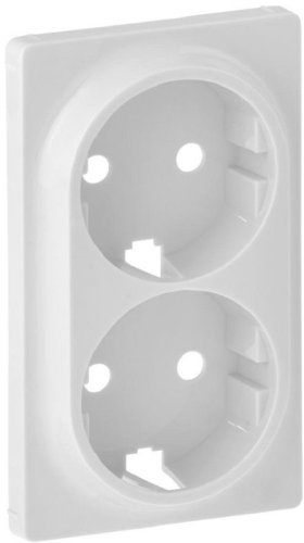 Лицевая панель Legrand Valena Life для 1-м. 2-мод. розетки 220В белый картинка
